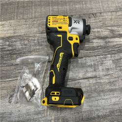AS-IS DEWALT 20-Volt Maximum XR Cordless Brushless 1/4 in. 3-Speed Impact Driver (Tool-Only)