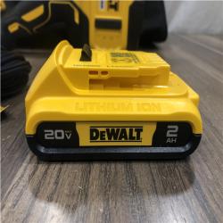 AS-IS DEWALT 20V MAX XR Lithium-Ion Cordless 2-1/2 in. 15-Gauge Finish Nailer Kit
