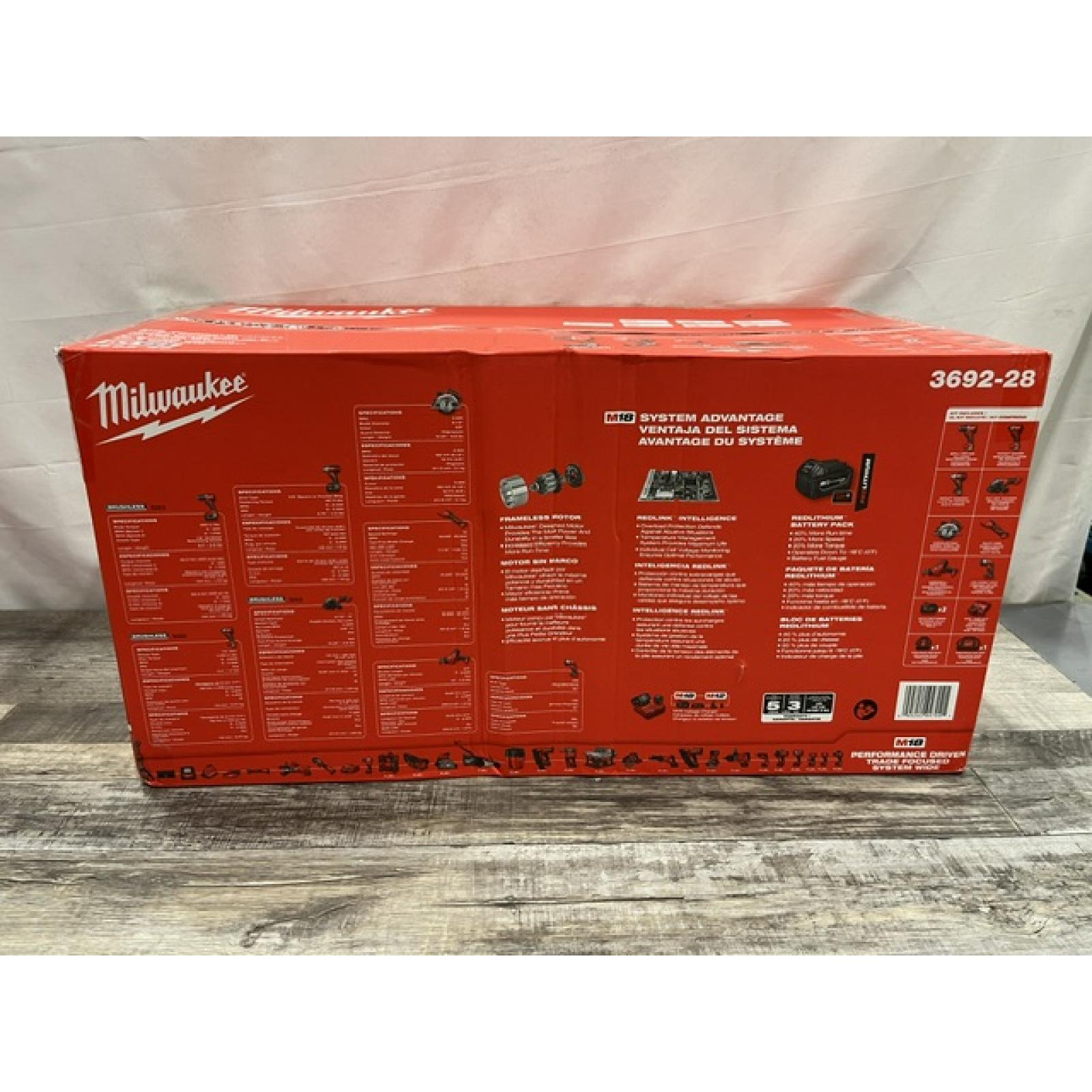 NEW -  Milwaukee 18-Volt Lithium-Ion Cordless (8-Tool) Combo Kit