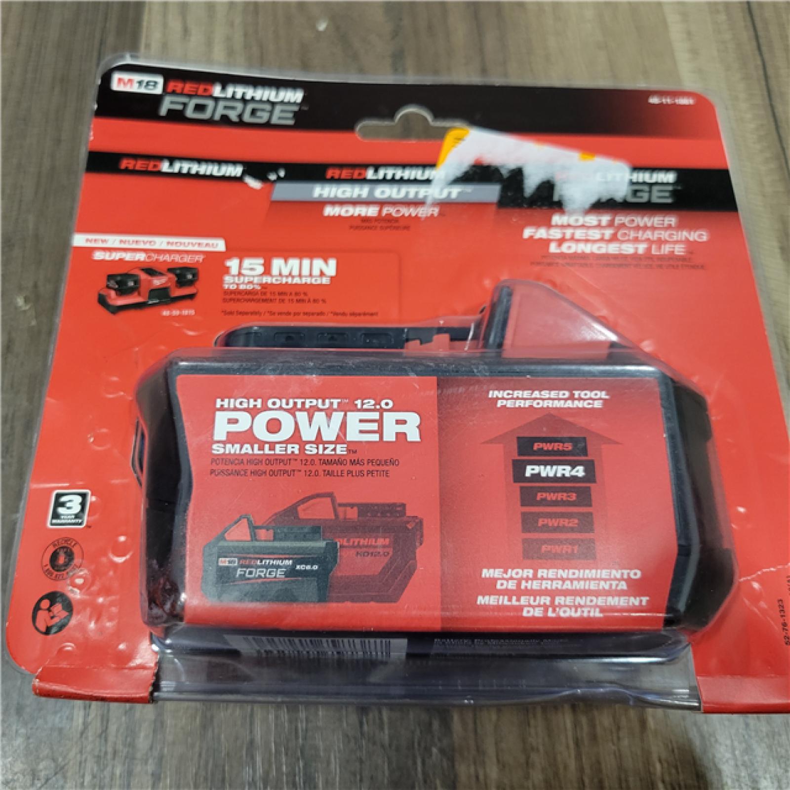 NEW! Milwaukee 48-11-1861 18V M18 REDLITHIUM FORGE HIGH OUTPUT XC6.0 Battery