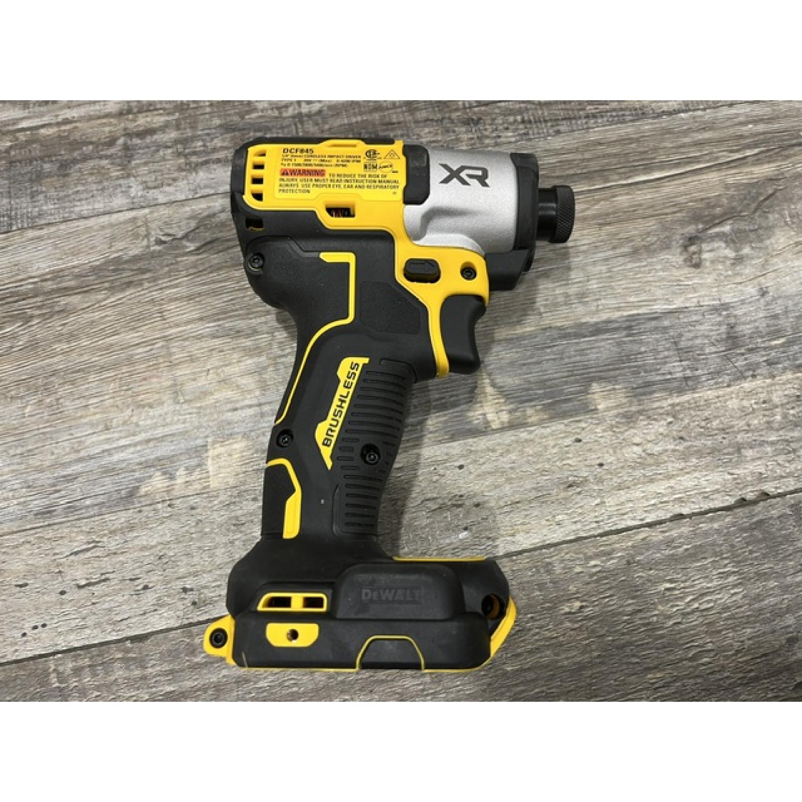 AS-IS DEWALT 20-Volt Maximum XR Lithium-Ion Cordless Brushless 1/4 in. 3-Speed Impact Driver Kit