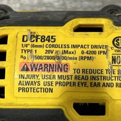 AS-IS DEWALT 20-Volt Maximum XR Lithium-Ion Cordless Brushless 1/4 in. 3-Speed Impact Driver Kit