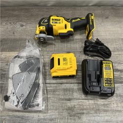 AS-IS DEWALT 20V MAX XR Cordless Brushless 3-Speed Oscillating Multi Tool Kit
