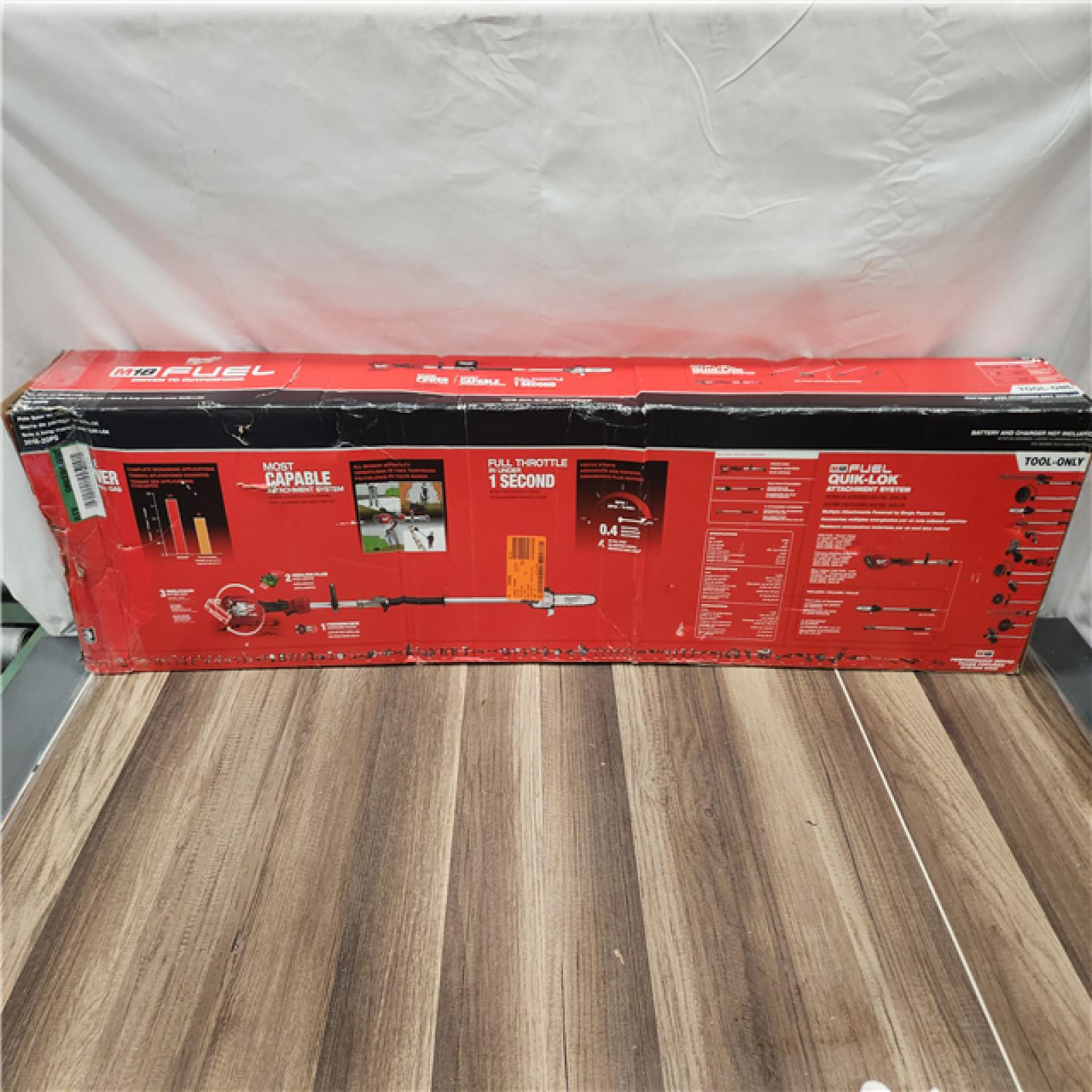 AS-IS- M18 FUEL 18V 10 in. Brushless Cordless Battery Powered Pole Saw with QUIK-LOK Attachment Capability (Tool-Only)