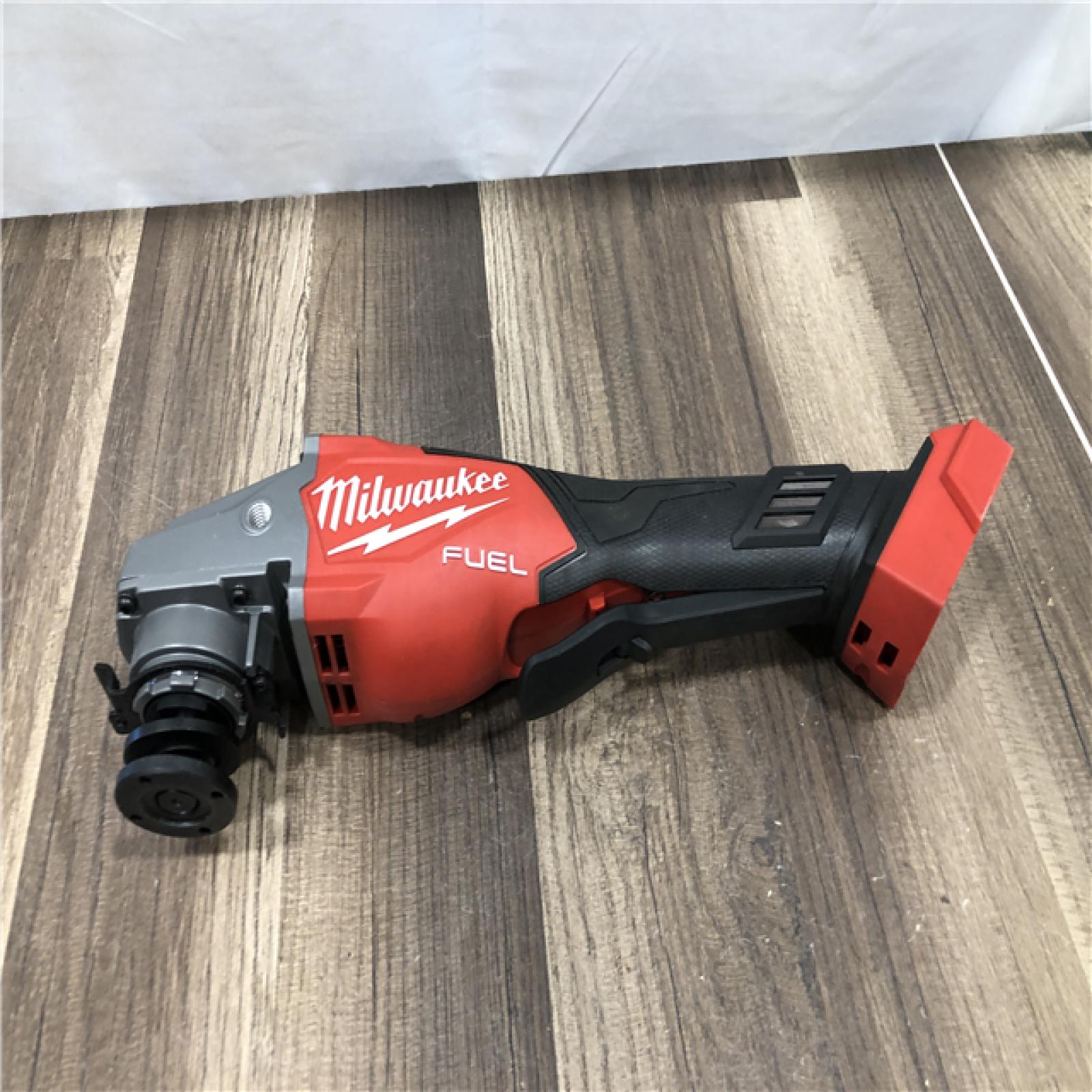 AS-IS Milwaukee  FUEL 18-Volt Lithium-Ion Brushless Cordless 4-1/2 in./6 in. Braking Grinder with Paddle Switch (Tool-Only)