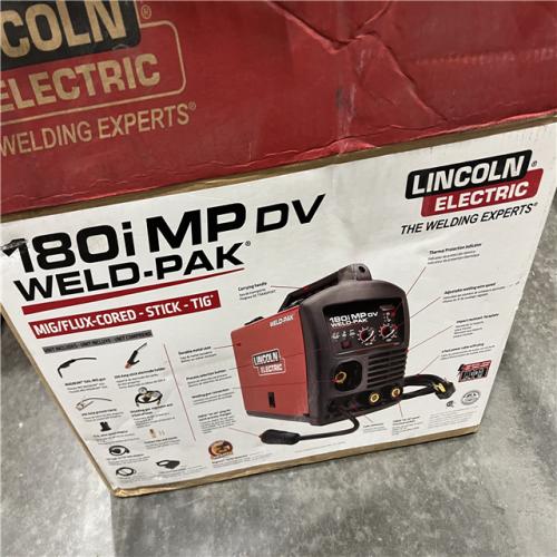 Dallas Location - As-Is Lincoln K5257-1 180i MP DV Weld Pak