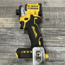 AS-IS DEWALT ATOMIC 20V MAX Lithium-Ion Cordless 1/4 in. Brushless Impact Driver Kit