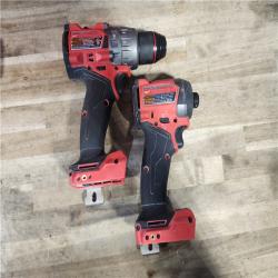 HOUSTON LOCATION - AS-IS MILWAUKEE FUEL 18V Lithium-Ion Brushless Cordless Hammer Drill and Impact Driver Combo Kit