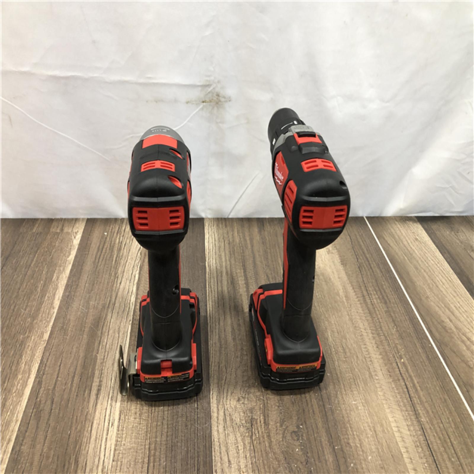 AS-IS Milwaukee M18 18V Lithium-Ion Cordless Drill Driver/Impact Driver Combo Kit