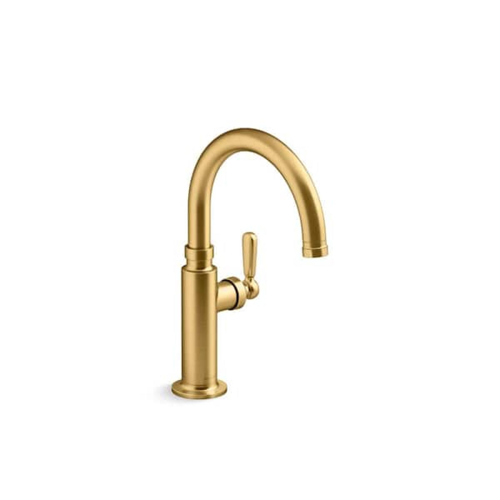Phoenix NEW KOHLER Edalyn By Studio McGee Single-Handle Bar Faucet in Vibrant Brushed Moderne Brass RV: $ 598.12