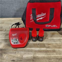 HOUSTON LOCATION - AS-IS (APPEARS LIKE NEW) MILWAUKEE 2 TOOL COMBO KIT W/ (2) BATTERY & CHARGER