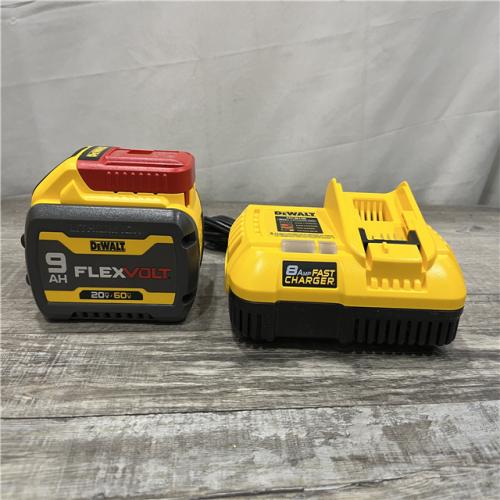 AS-IS DEWALT 20V/60V MAX FLEXVOLT Lithium-Ion 9.0Ah Battery and Charger Starter Kit