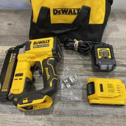 AS-IS DEWALT ATOMIC 20V MAX Lithium Ion Cordless 23 Gauge Pin Nailer Kit