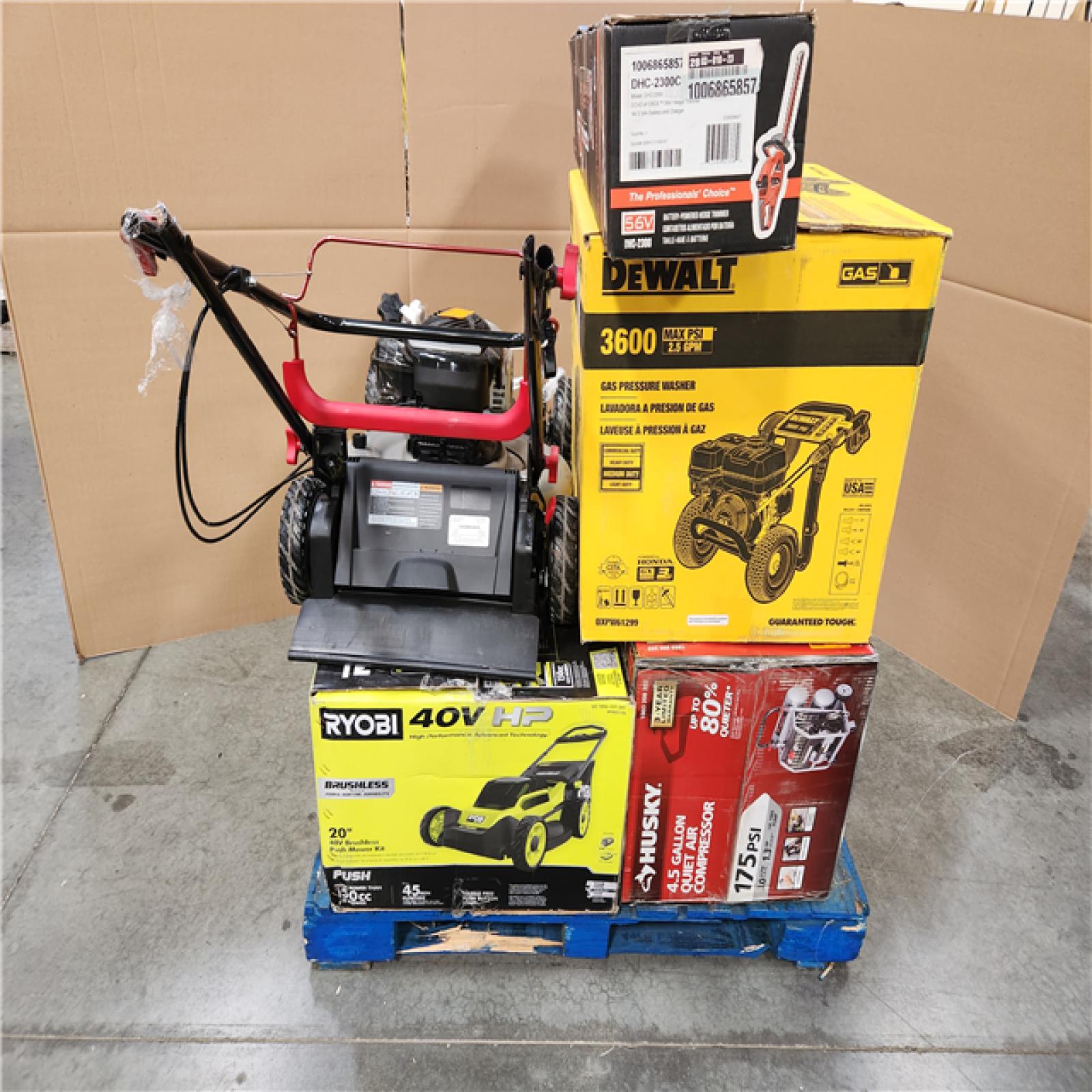 CALIFORNIA AS-IS OUTDOOR POWER EQUIPMENT