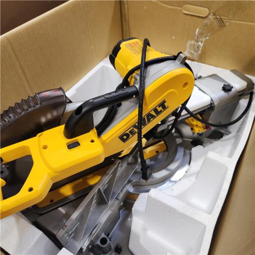 Like New-  DEWALT 12 Double Bevel Sliding Compound Miter Saw