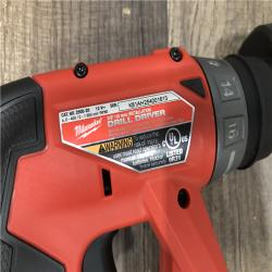 AS-IS Milwaukee FUEL 12V Lithium-Ion Brushless Cordless 4-in-1 Installation 3/8 in. Drill Driver with 4 Tool Head (Tool-Only)