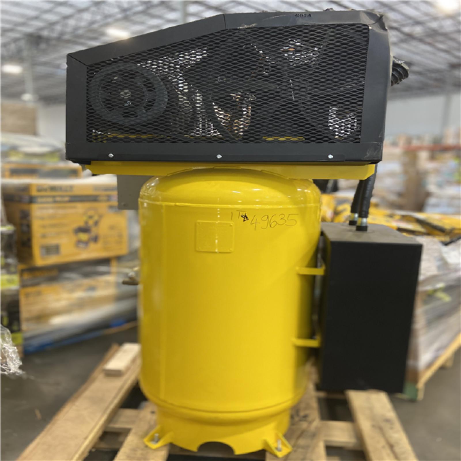 DALLAS LOCATION - EMAX 80 Gal. 10 HP V4 1-Phase Silent Air 175 PSI Electric Air Compressor with Isolator Pads and Auto Drain
