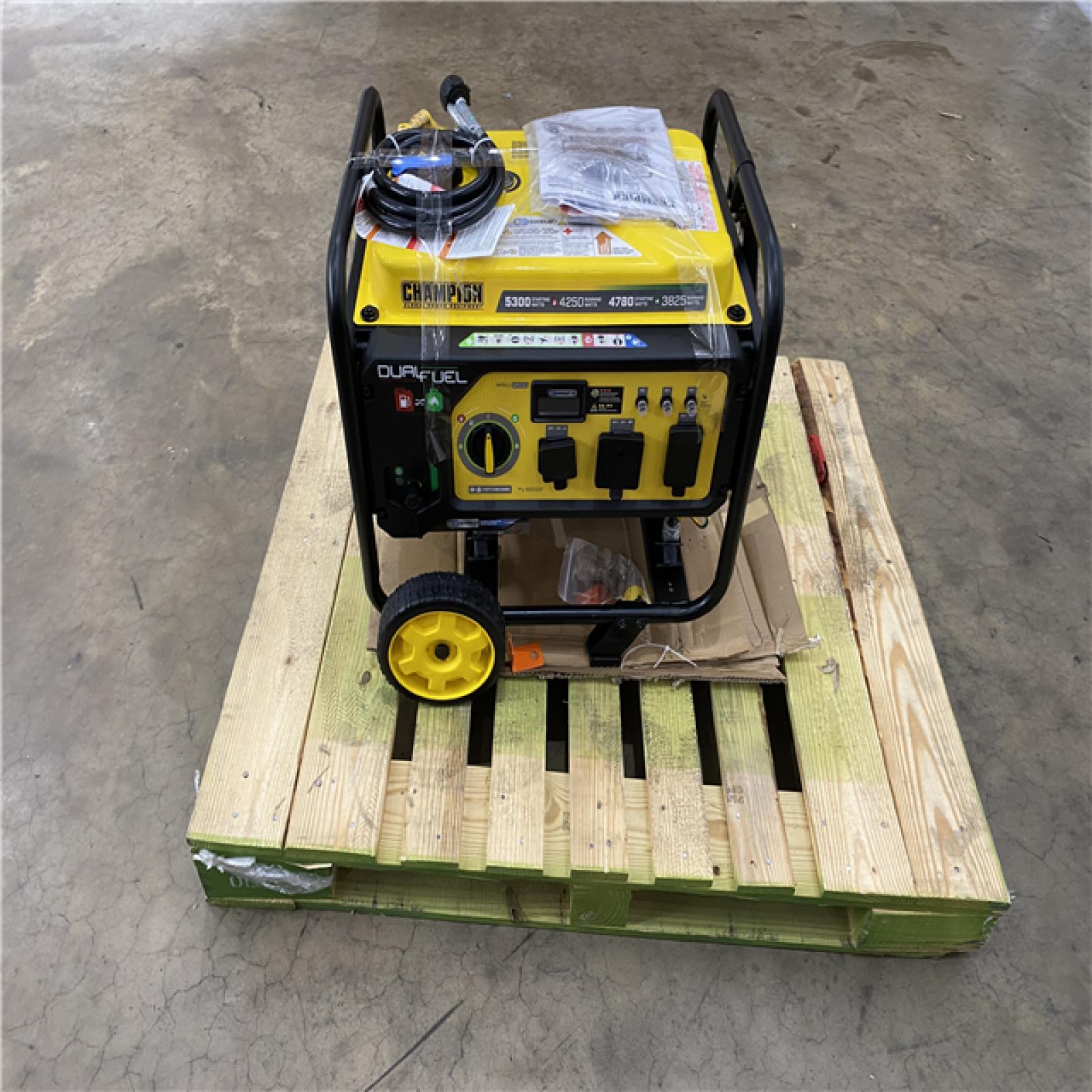 Houston Location - AS-IS Champion 4250 Running Watts Generator