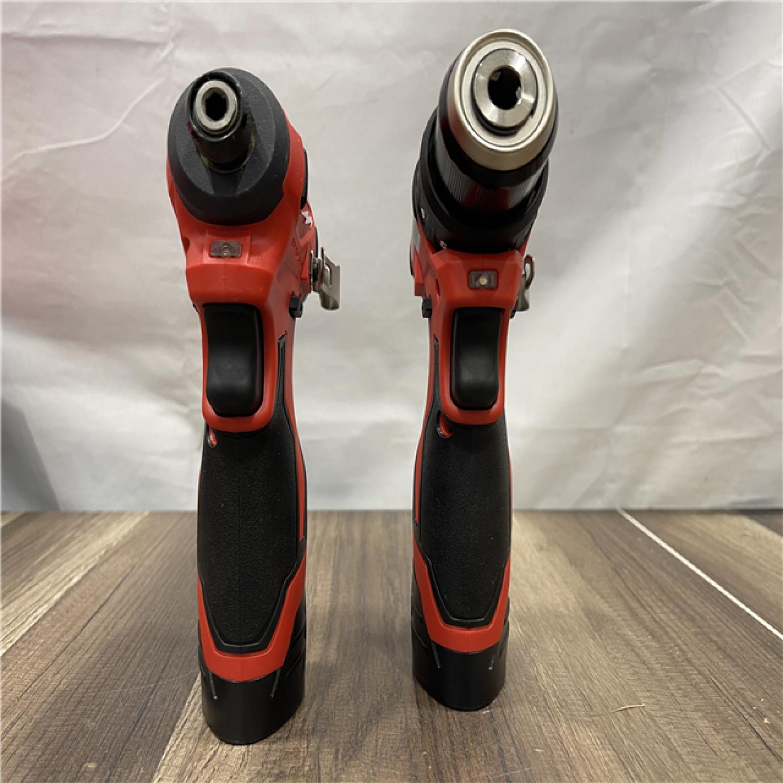 AS-IS Milwaukee M12 12-Volt Lithium-Ion Brushless Cordless Subcompact Drill &Impact Driver Combo Kit