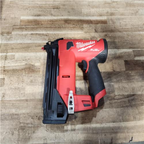 Houston Location AS-IS Milwaukee FUEL 12-Volt Lithium-Ion Brushless Cordless 18-Gauge 1-1/2 in. Compact Brad Nailer (Tool Only)