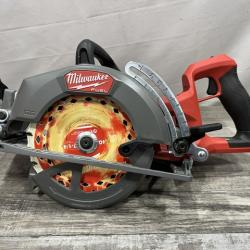 AS-IS Milwaukee FUEL 18V Lithium-Ion Cordless 7-1/4 in. Rear Handle Circular Saw (Tool-Only)