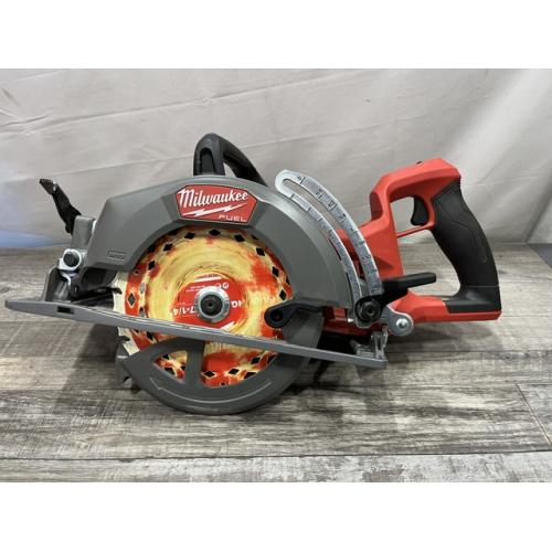 AS-IS Milwaukee FUEL 18V Lithium-Ion Cordless 7-1/4 in. Rear Handle Circular Saw (Tool-Only)