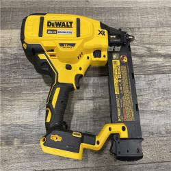 AS-IS DEWALT 20V MAX XR Lithium-Ion Electric Cordless 18-Gauge Brad Nailer (Tool Only)