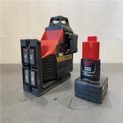 AS-IS - Milwaukee M12 12-Volt Lithium-Ion Cordless Green 250 ft. 3-Plane Laser Level Kit