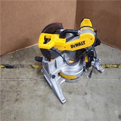 HOUSTON LOCATION - AS-IS DEWALT 12 in. 15 Amp Compound Double Bevel Miter Saw