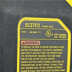 AS-IS DEWALT FLEXVOLT 60V MAX 17 in. Cordless Battery Powered Attachment Capable Trimmer Kit