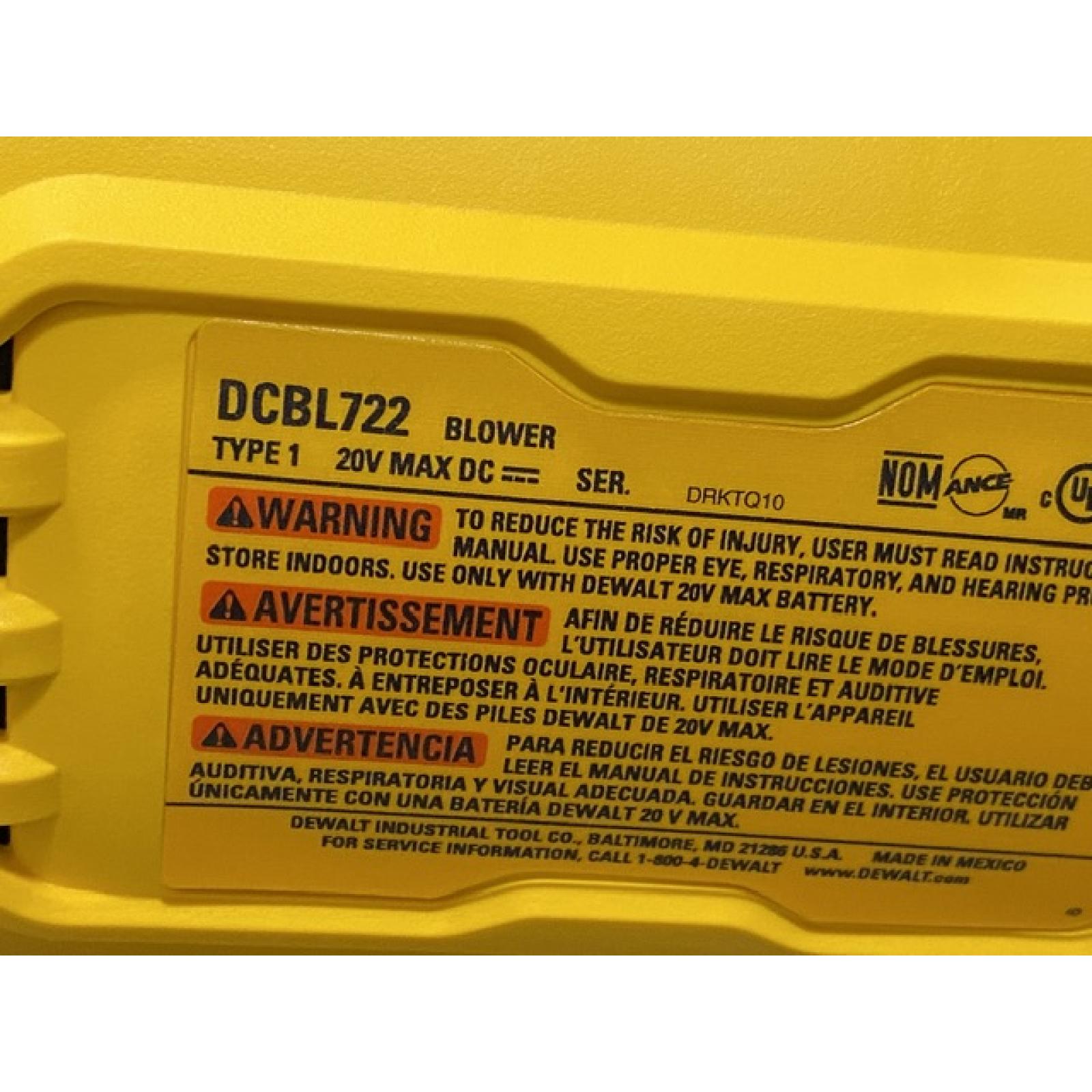 AS-IS DEWALT 20V MAX Brushless Cordless Handheld Leaf Blower (Tool Only)