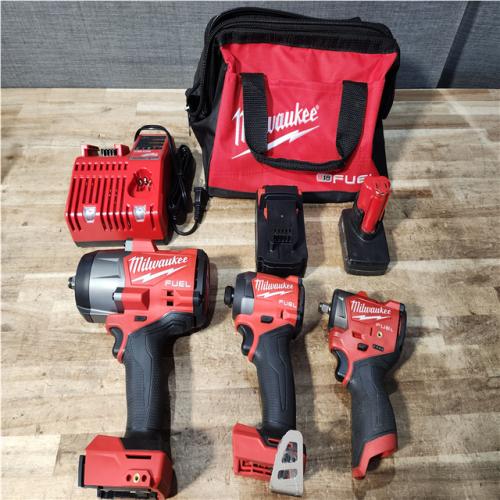 Houston Location AS-IS Milwaukee Impact Drivers QTY/2 and Impact Wrench and Batteries QTY/2 with Charger