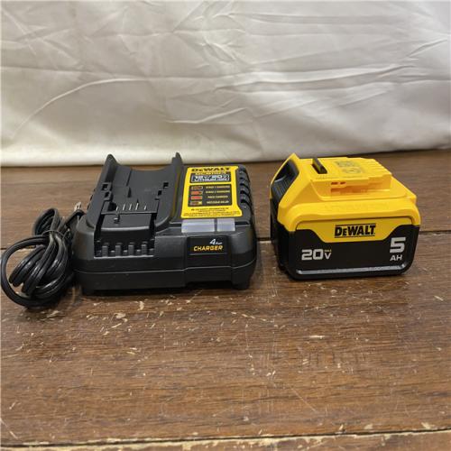 AS-IS DEWALT 20-Volt Maximum XR 5.0 Ah Battery Pack and Charger