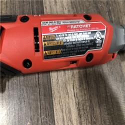 AS-IS Milwaukee  FUEL 12V Lithium-Ion Compact 1/4 in. Cordless Ratchet (Tool-Only)
