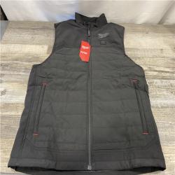 AS-IS Milwaukee Men's Large 12-Volt Lithium-Ion Cordless Axis Black Heated Vest Kit