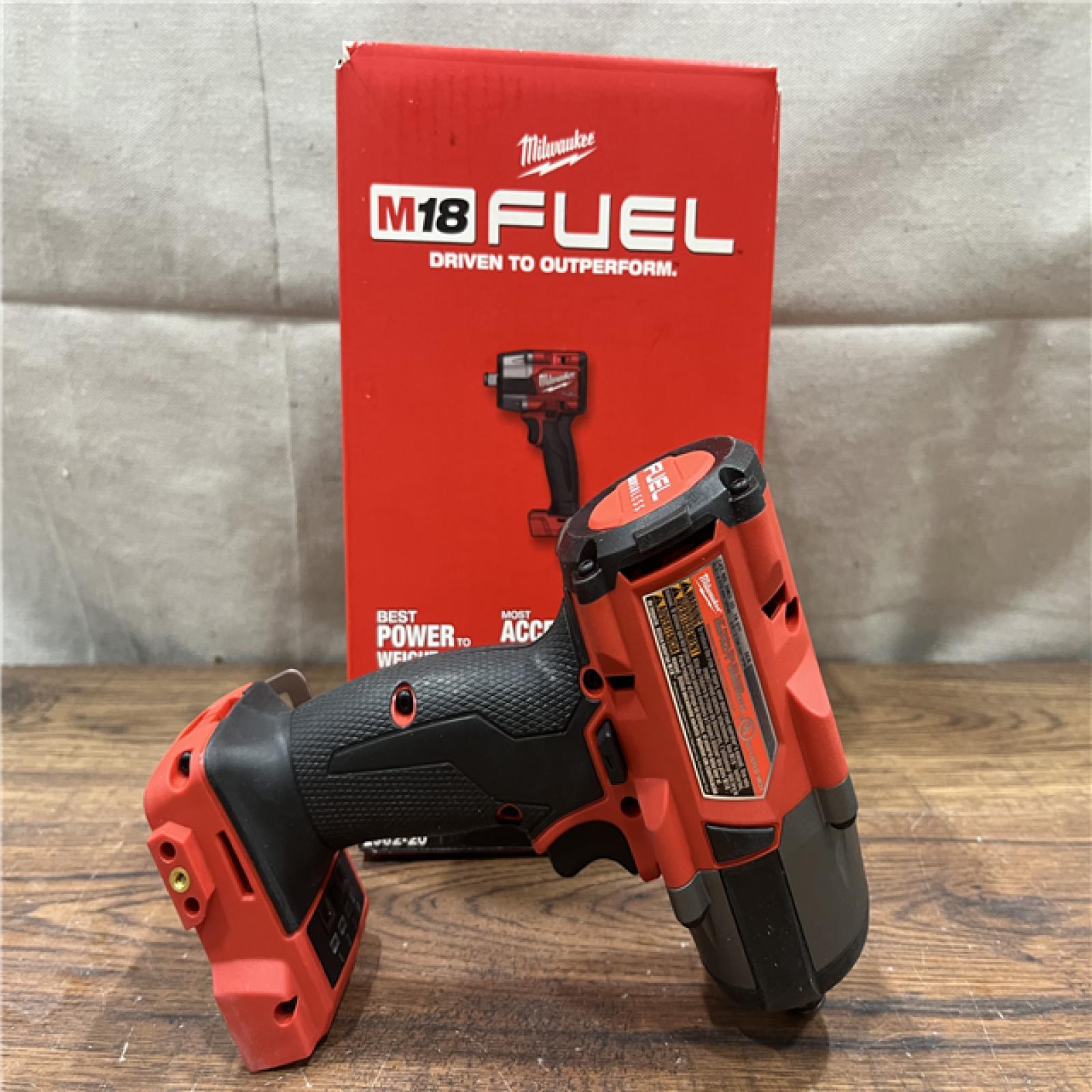 AS-IS Milwaukee M18 18V Fuel 1/2  Mid-Torque Impact Wrench Cordless Lithium-Ion Brushless with Friction Ring 2962-20