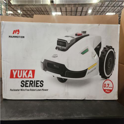 Phoenix NEW MAMMOTION Yuka 3000 12.6 in. Robot Lawn Mower (0.75 Acre)  Adjustable Cutting Height (1.2 in. - 4 in.)  All Terrain  AI Vision