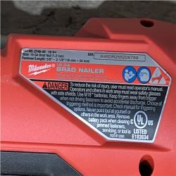 Houston Location AS-IS Milwaukee FUEL 18-Volt Lithium-Ion Brushless Cordless Gen II 18-Gauge Brad Nailer (Tool-Only)