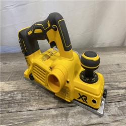 AS-IS DEWALT 20V MAX XR Cordless Brushless 3-1/4 in. Planer (Tool Only)