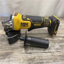 AS-IS DEWALT 20V XR Cordless 4-1/2. in. to 5 in. Variable Speed Angle Grinder (Tool Only)