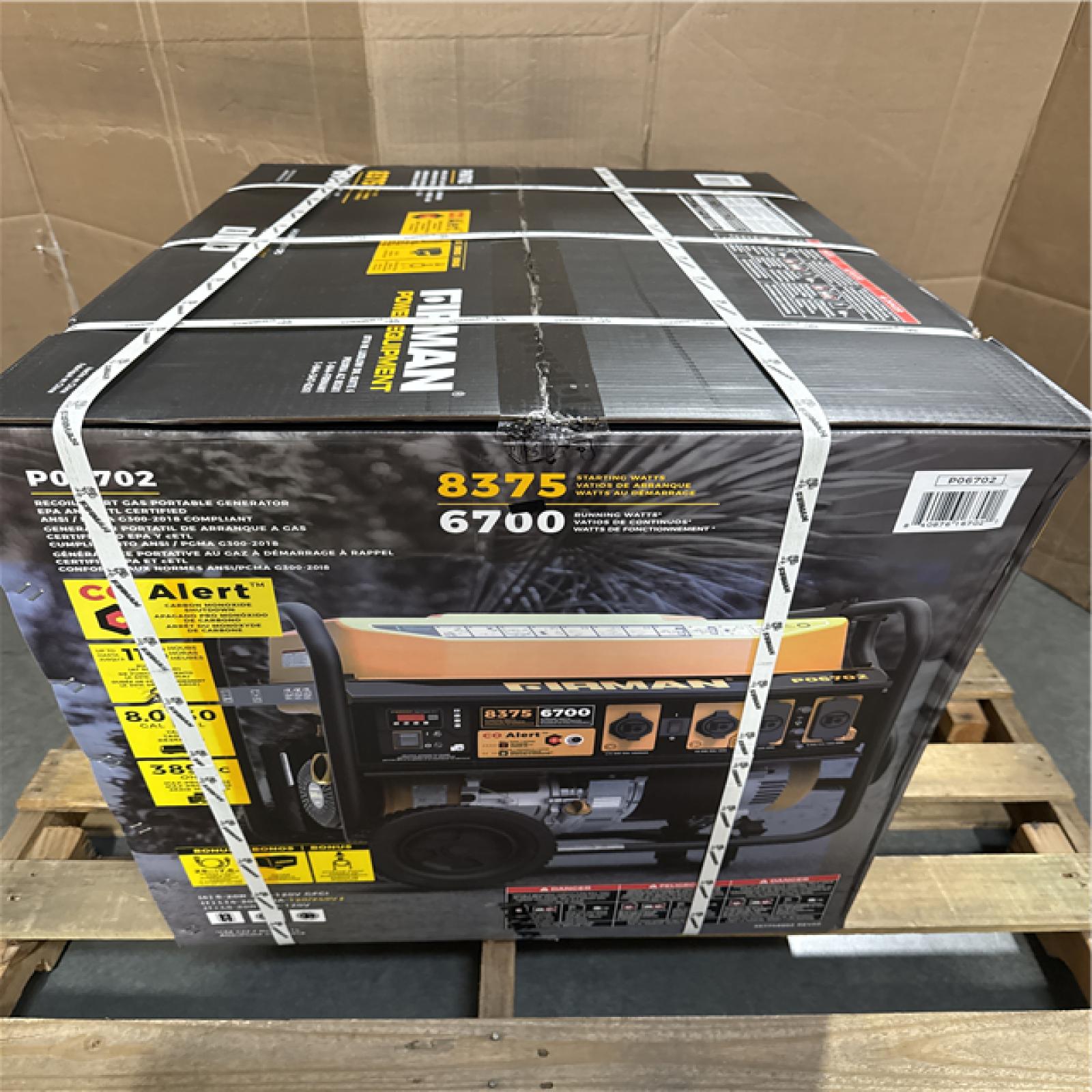 California NEW Firman Recoil Start Gas Portable Generator
