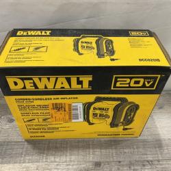 NEW -  DEWALT 20V MAX Cordless Electric Portable Inflator (Tool Only)