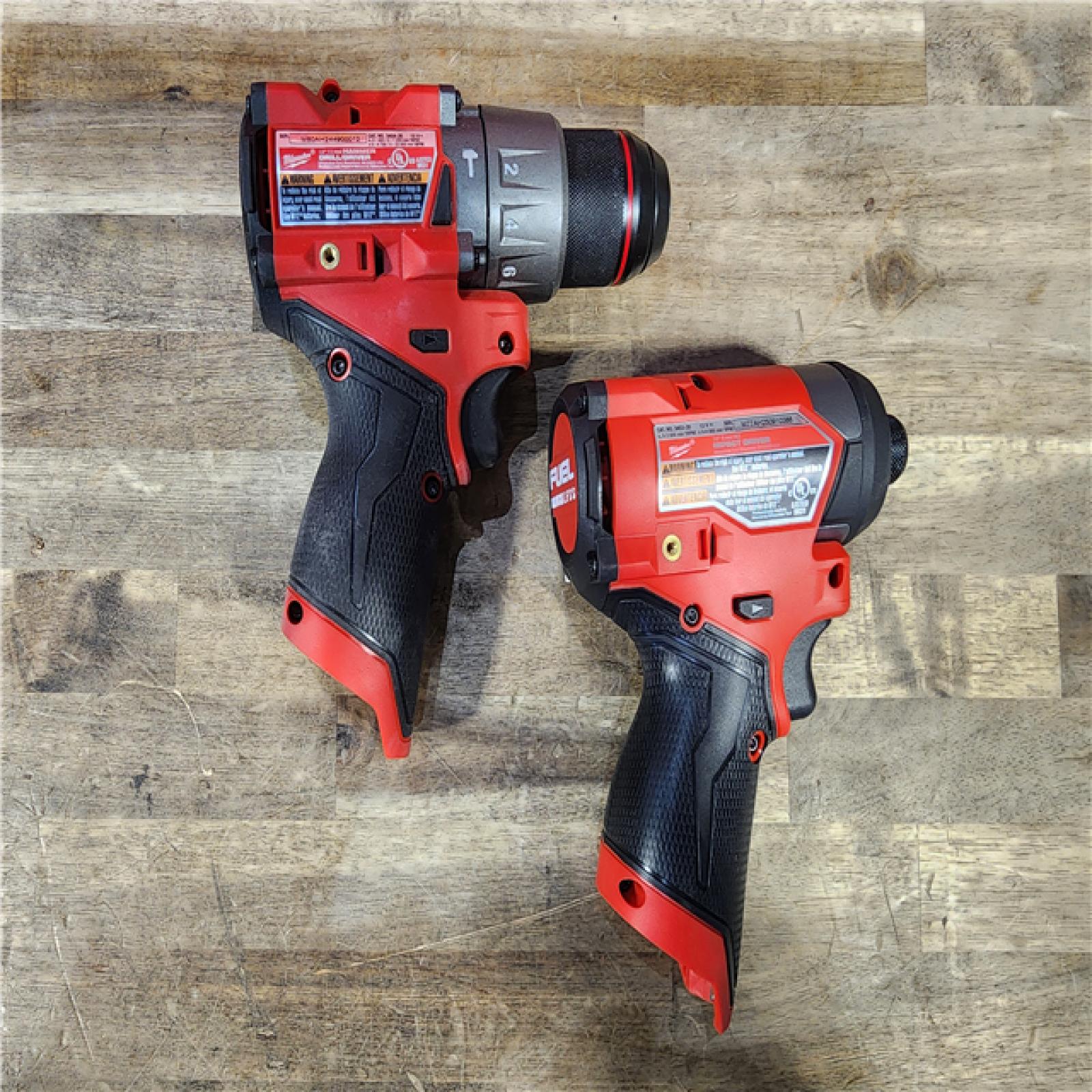HOUSTON - LOCATION - AS-IS Milwaukee 3497-22 12V Brushless Hammer Drill and Impact Driver Combo Kit