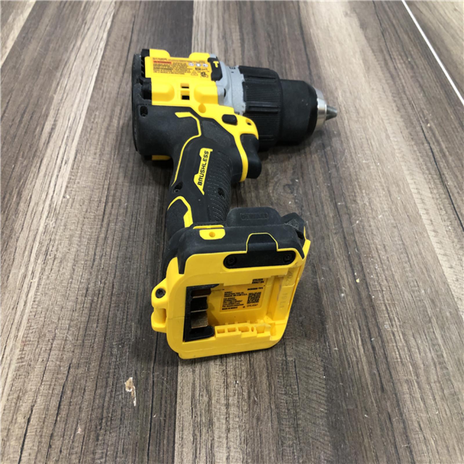 AS-IS DEWALT 20V XR Brushless Cordless 1/2 in. Hammer Drill (Tool-Only)