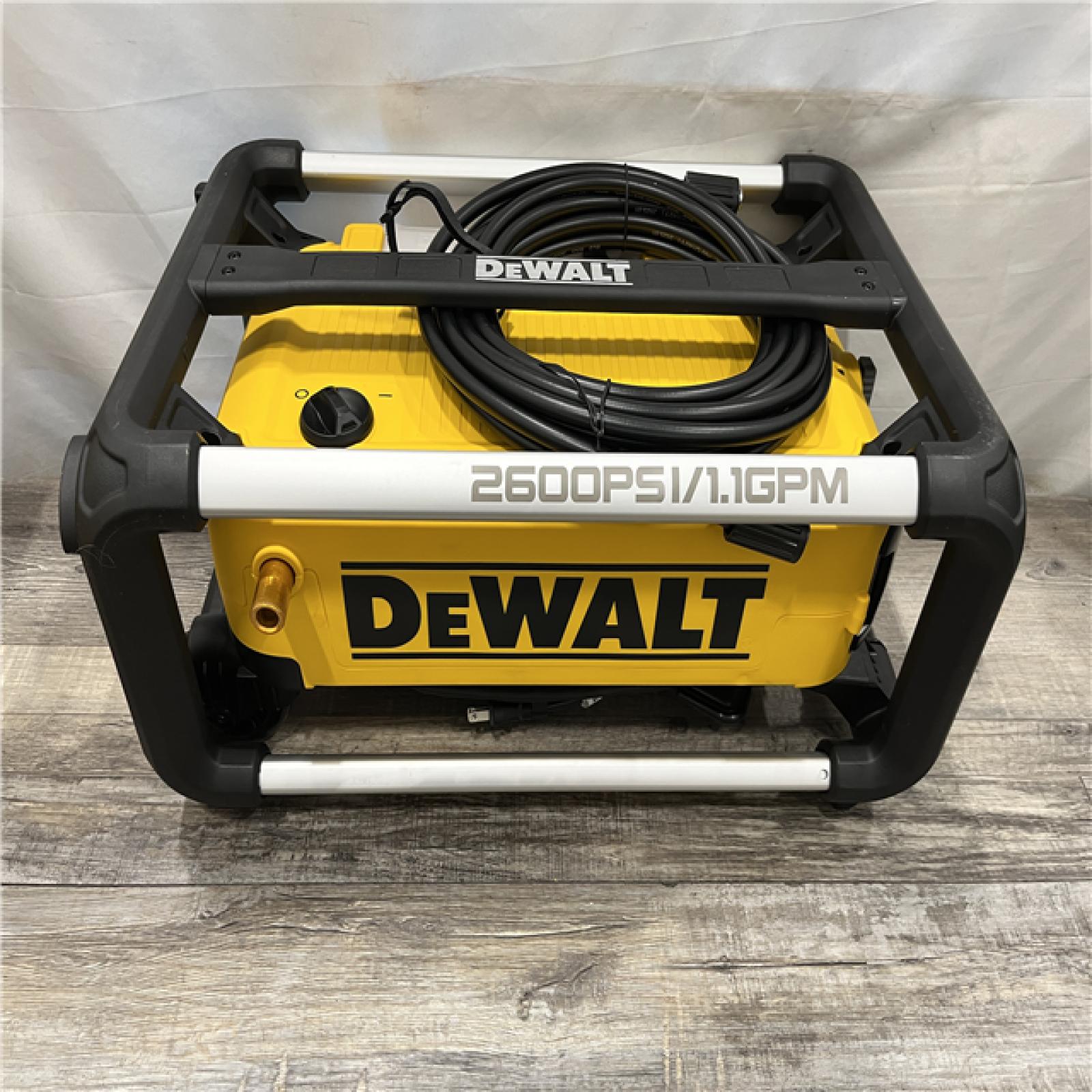 AS-IS DEWALT 2600 PSI 1.1 GPM Cold Water Electric Pressure Washer
