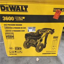 Dallas Location - As-Is DEWALT DXPW61299 3600 PSI at 2.5 GPM Gas Pressure Washer