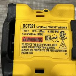 AS-IS DEWALT ATOMIC 20V MAX Cordless Brushless 1/2 in. Variable Speed Impact Wrench (Tool Only)