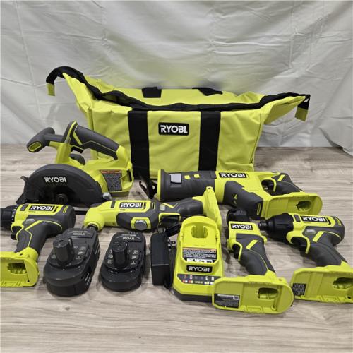 LIKE NEW! - RYOBI ONE+ 18V Cordless 6-Tool Combo Kit