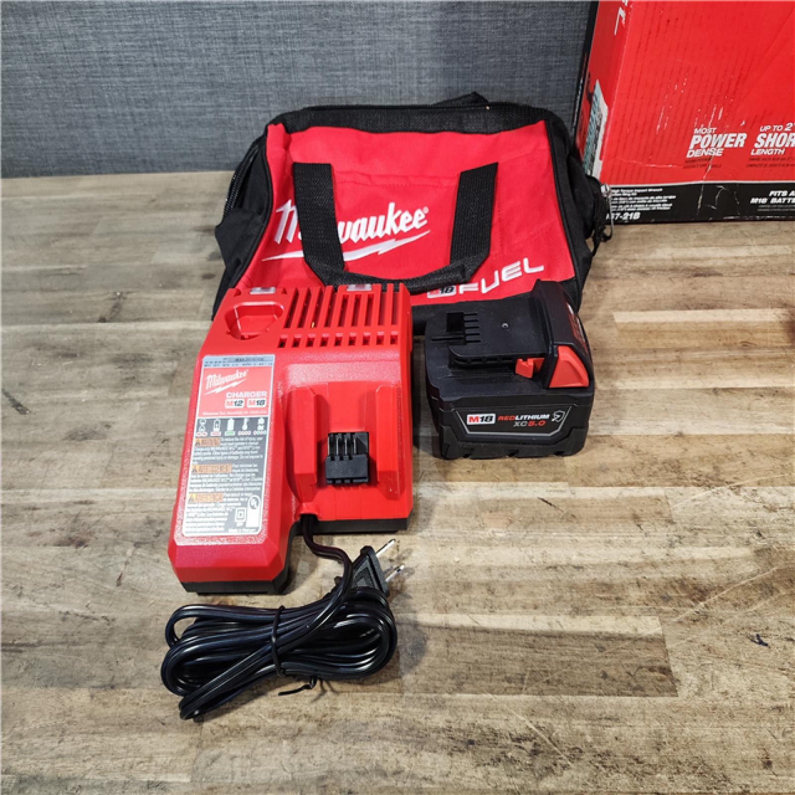 HOUSTON LOCATION - AS-IS Milwaukee FUEL 18V Lithium-Ion Brushless Cordless 1/2 in. Impact Wrench w/Friction Ring Kit