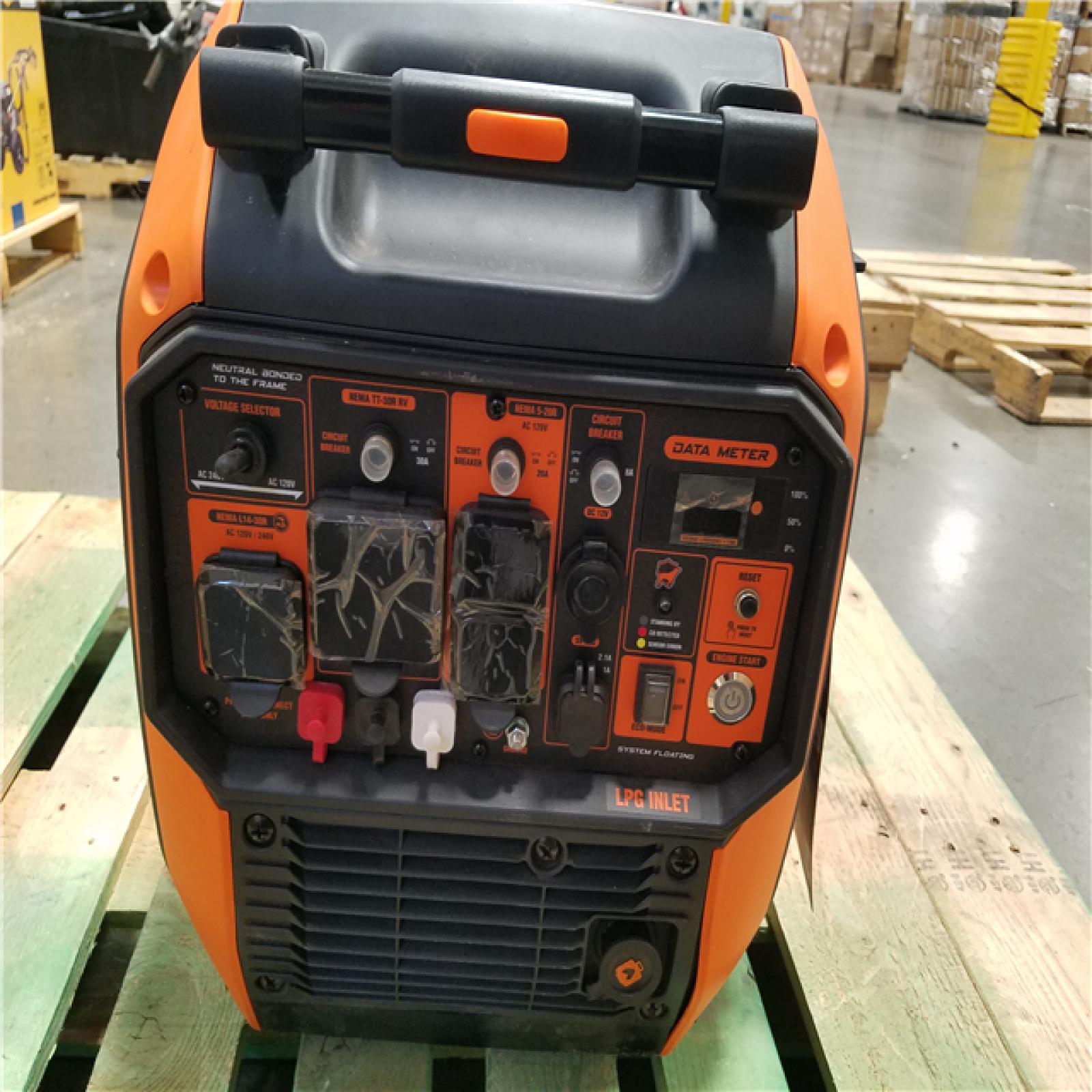 CALIFORNIA AS-IS WEN 6800W INVERTER GENERATOR